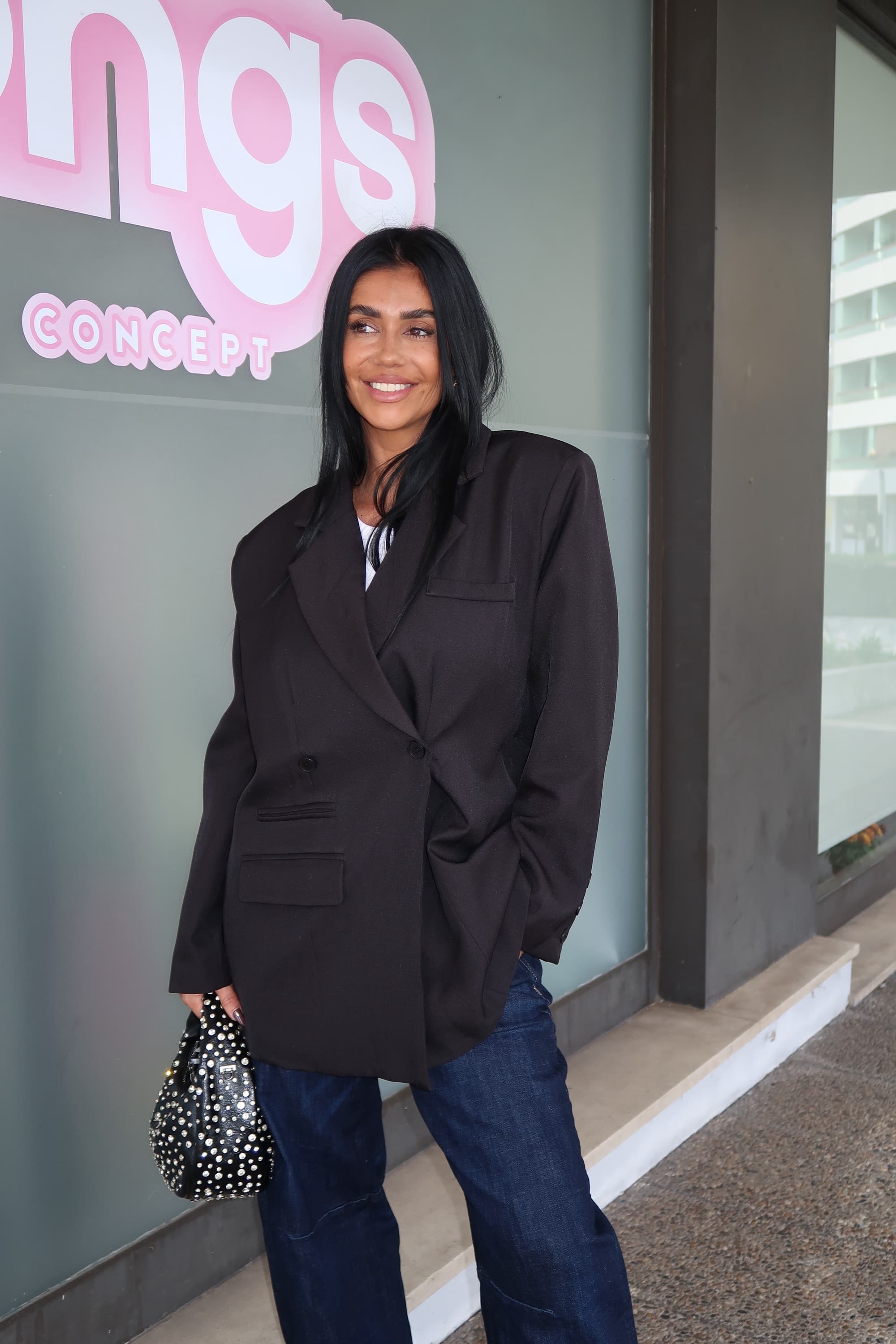 Blazer preto Oversized