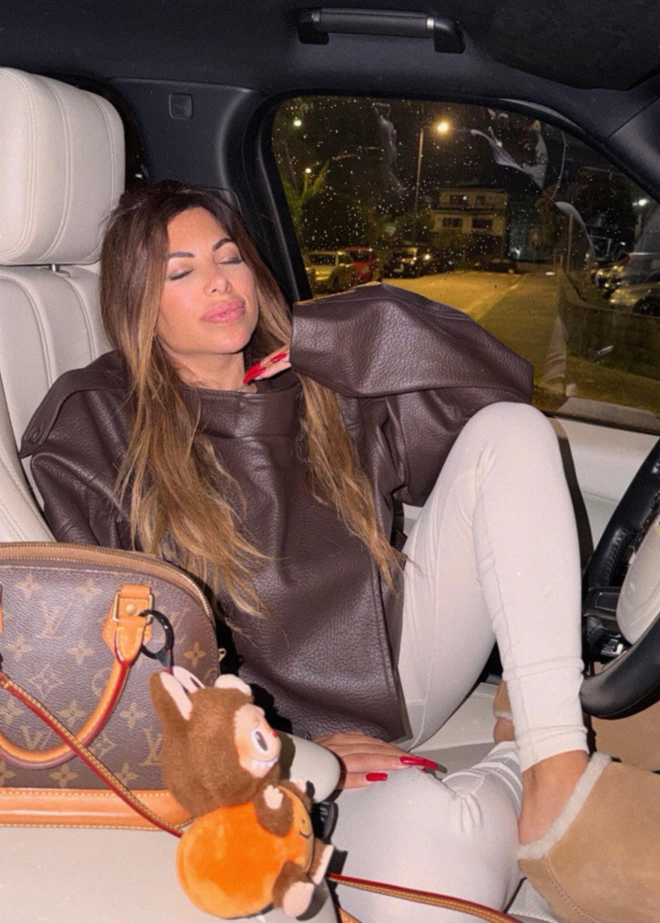 Casaco inspiração castanho YSL