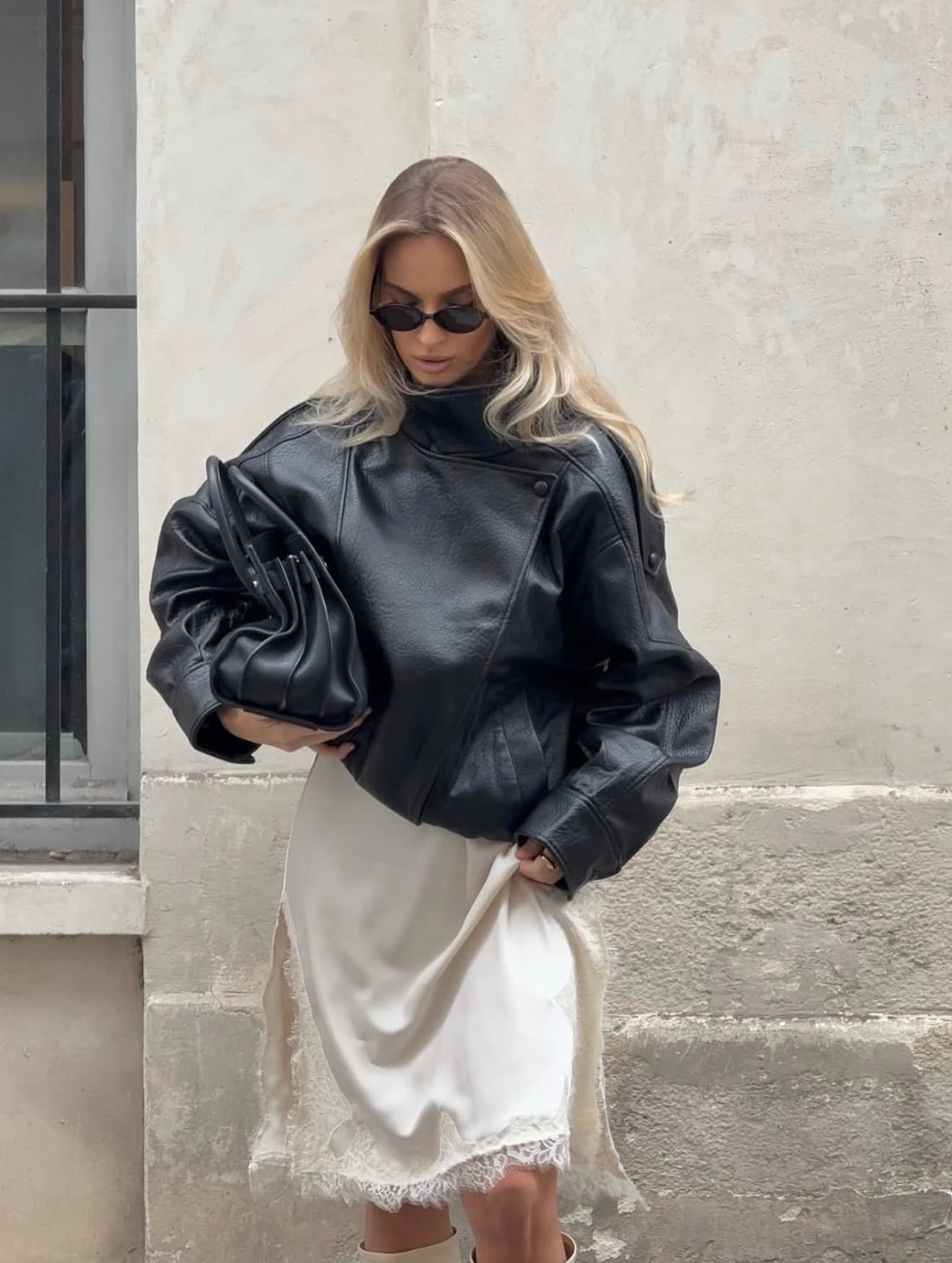 Casaco inspiração preto YSL