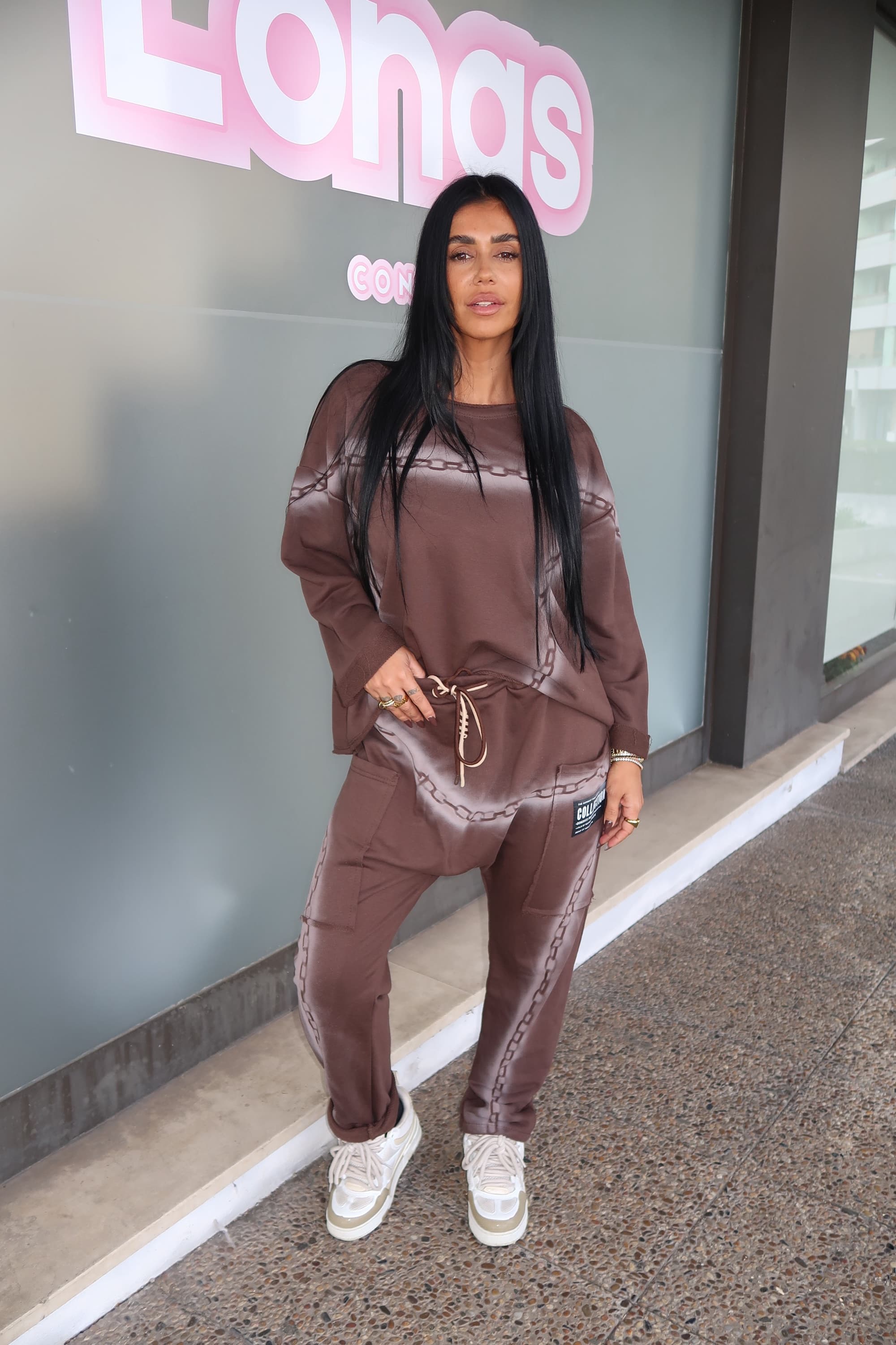 Fato treino Castanho